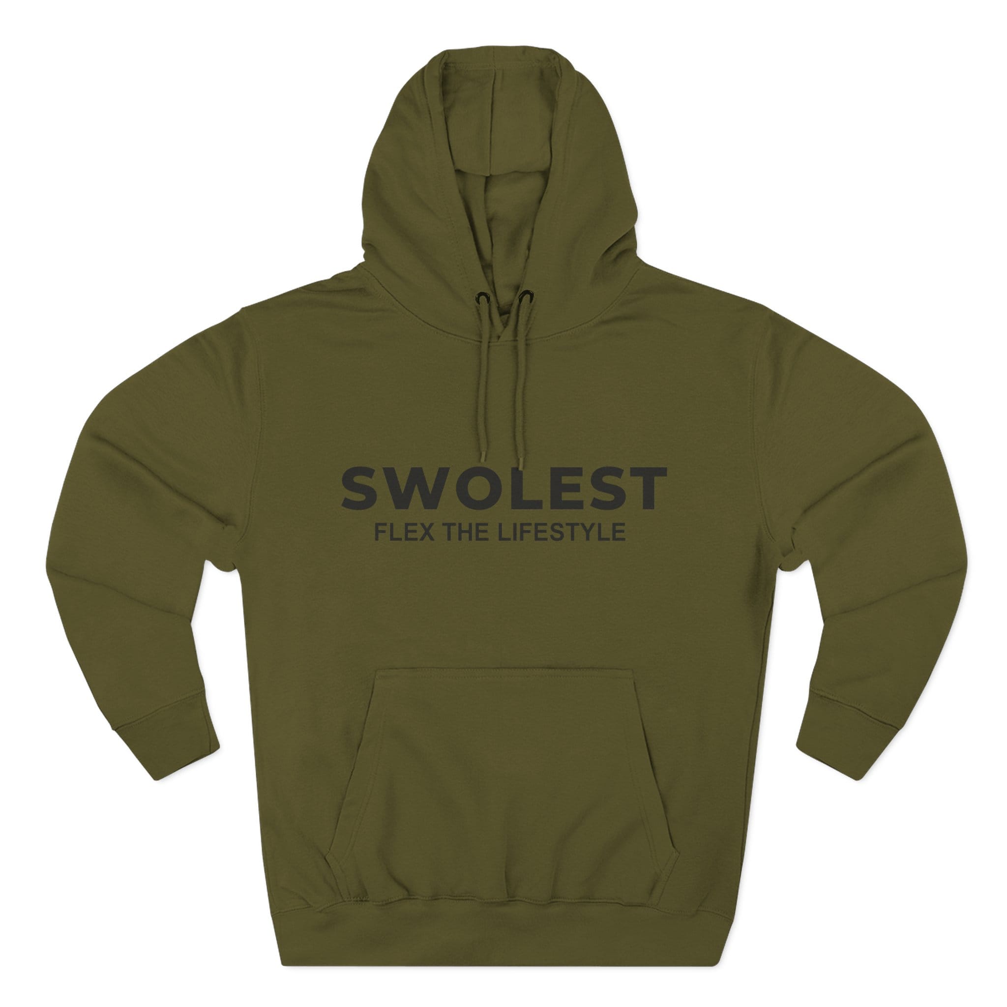 Bold Swolest Flex Three-Panel Fleece Hoodie