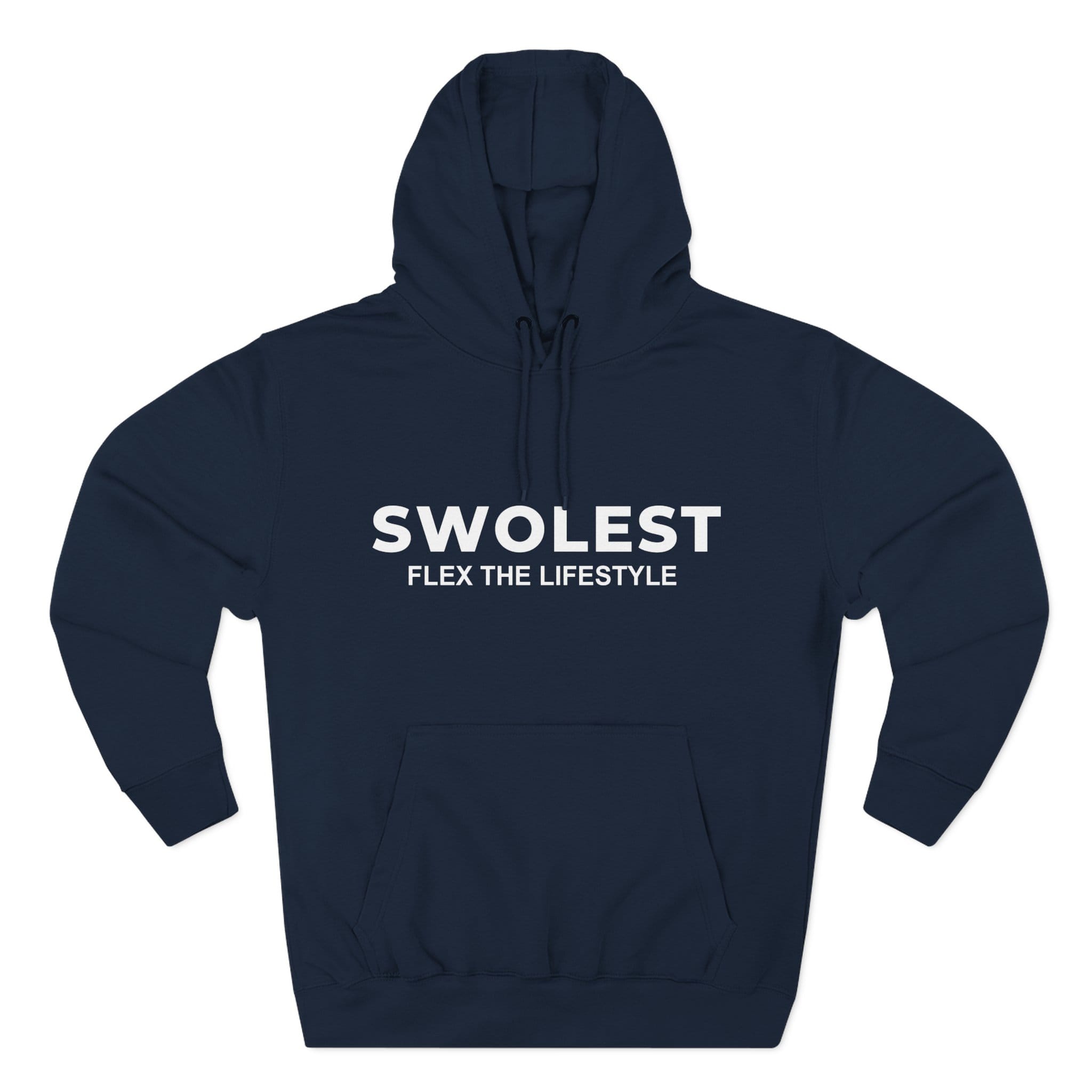 Bold Swolest Flex Three-Panel Fleece Hoodie