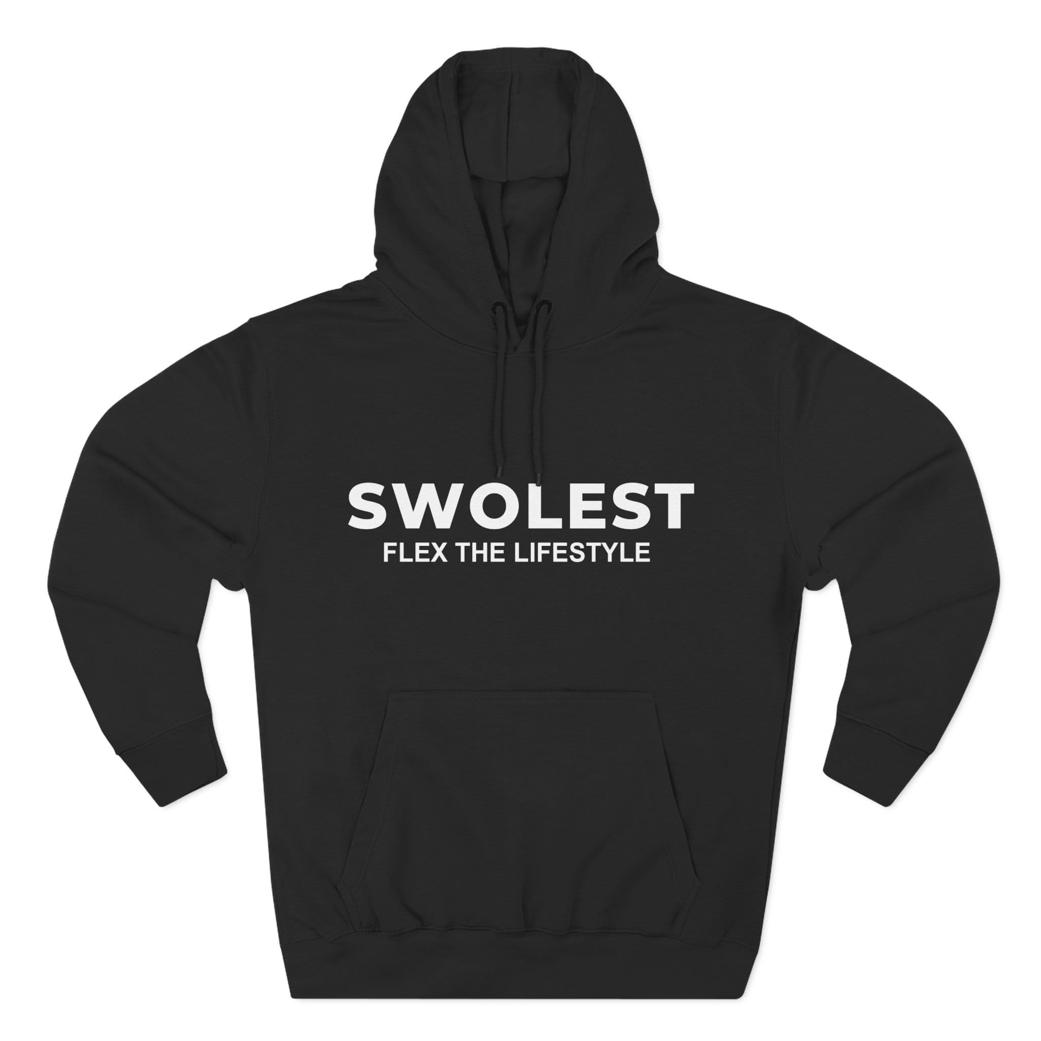 Bold Swolest Flex Three-Panel Fleece Hoodie