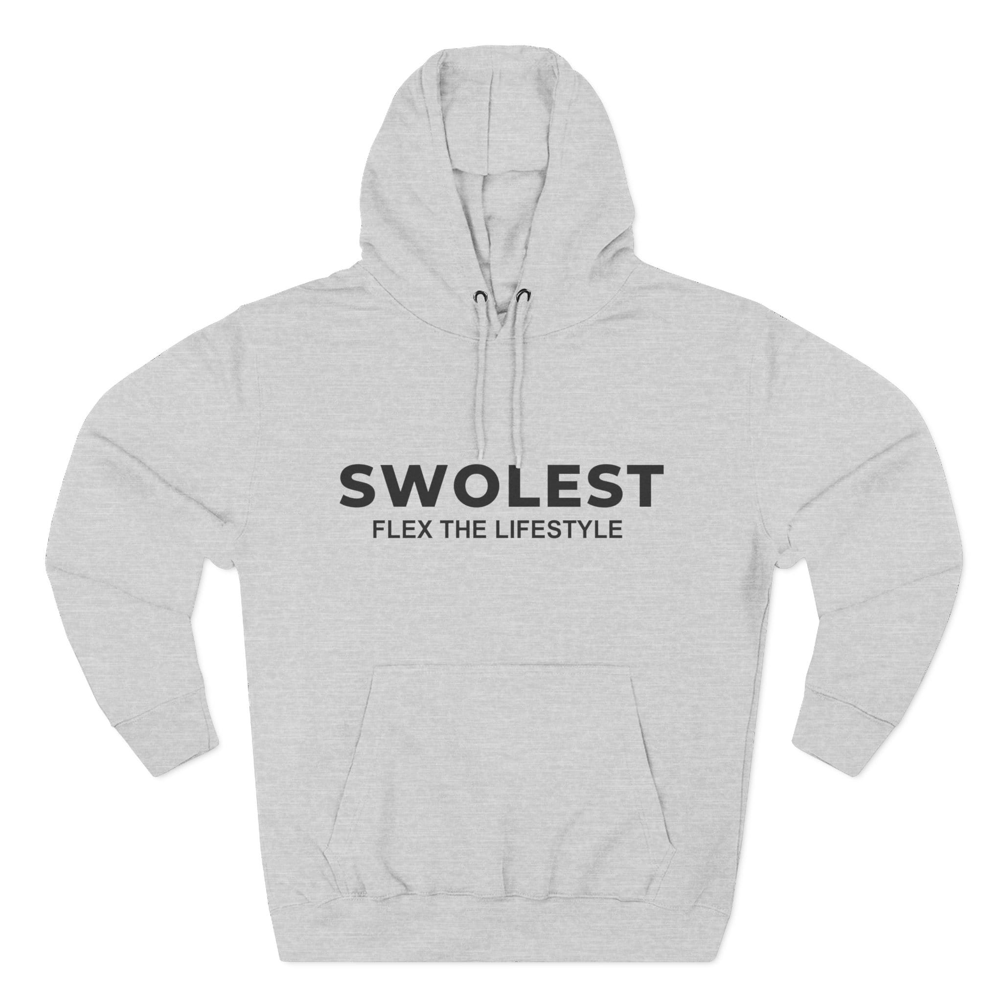 Bold Swolest Flex Three-Panel Fleece Hoodie